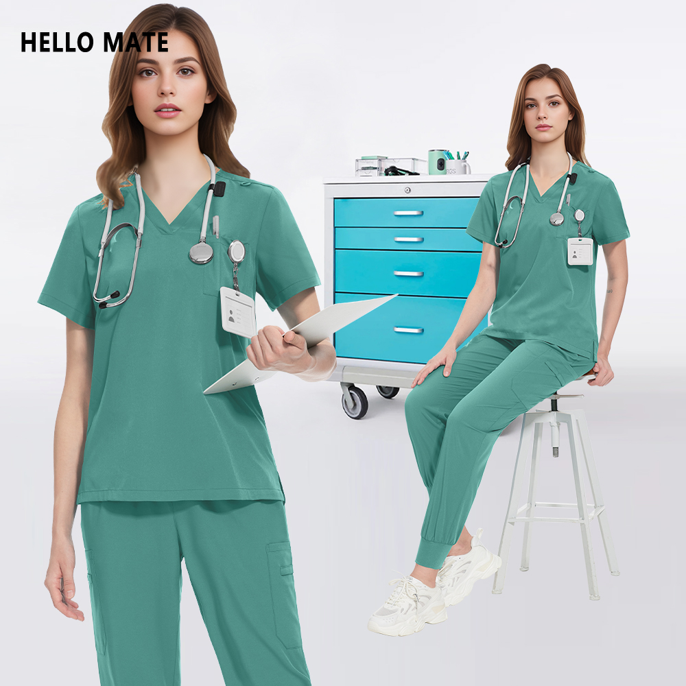 Medical Lab Hospital - MultilColors ผู้หญิงชุดขัดทางการแพทย์ศัลยกรรมชุดโรงพยาบาล Lab Workwear ความงามเสื้อผ้าทํางานพยาบาลอุปกรณ์เสริมชุดทันตกรรม