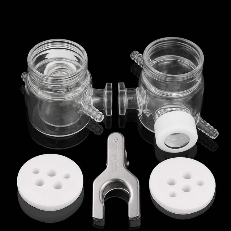 Water Bath Laboratory - ห้องปฏิบัติการเคมีไฟฟ้า C003-S ถังน้ำควบคุมอุณหภูมิ ถังอิเล็กโทรไลต์แบบปิดผนึก ถังอิเล็กโทรไลต์สองชั้น