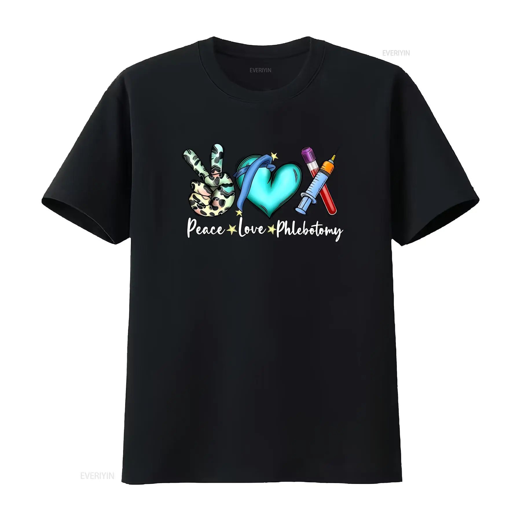 เสื้อยืด Peace Love Phlebotomy - Medical Laboratory Technologist บทวิจารณ์และราคา