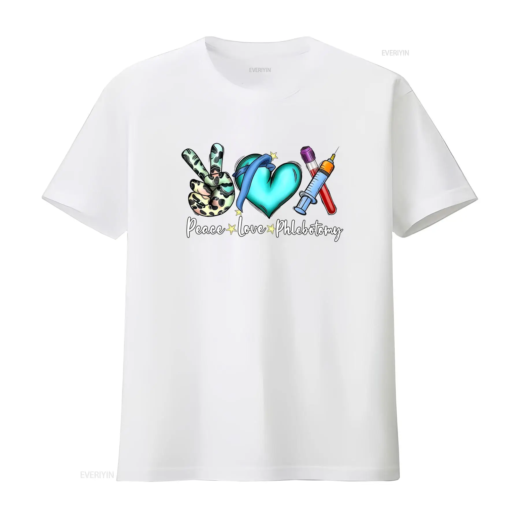 เสื้อยืด Peace Love Phlebotomy - Medical Laboratory Technologist บทวิจารณ์และราคา