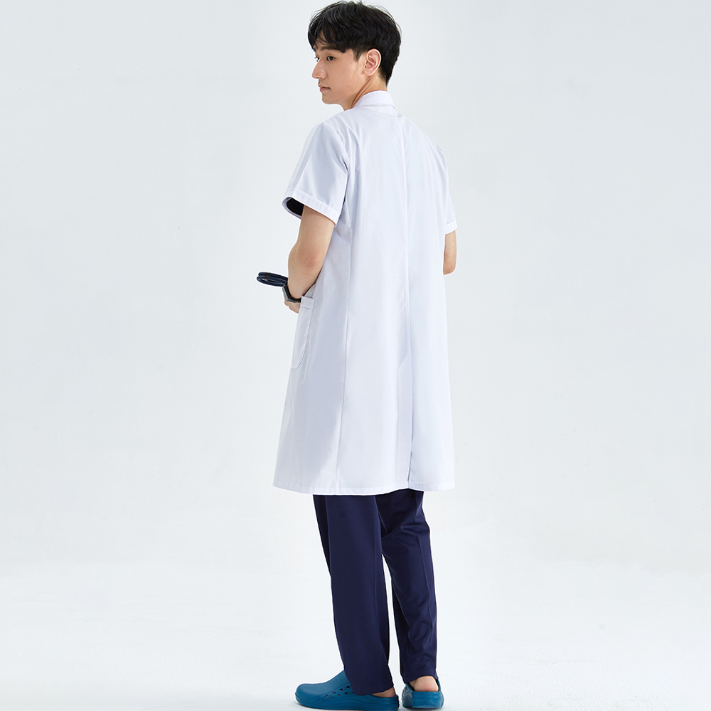 Unisex เสื้อสีขาว Lab Coat แพท - Medical Lab Hospital บทวิจารณ์และราคา